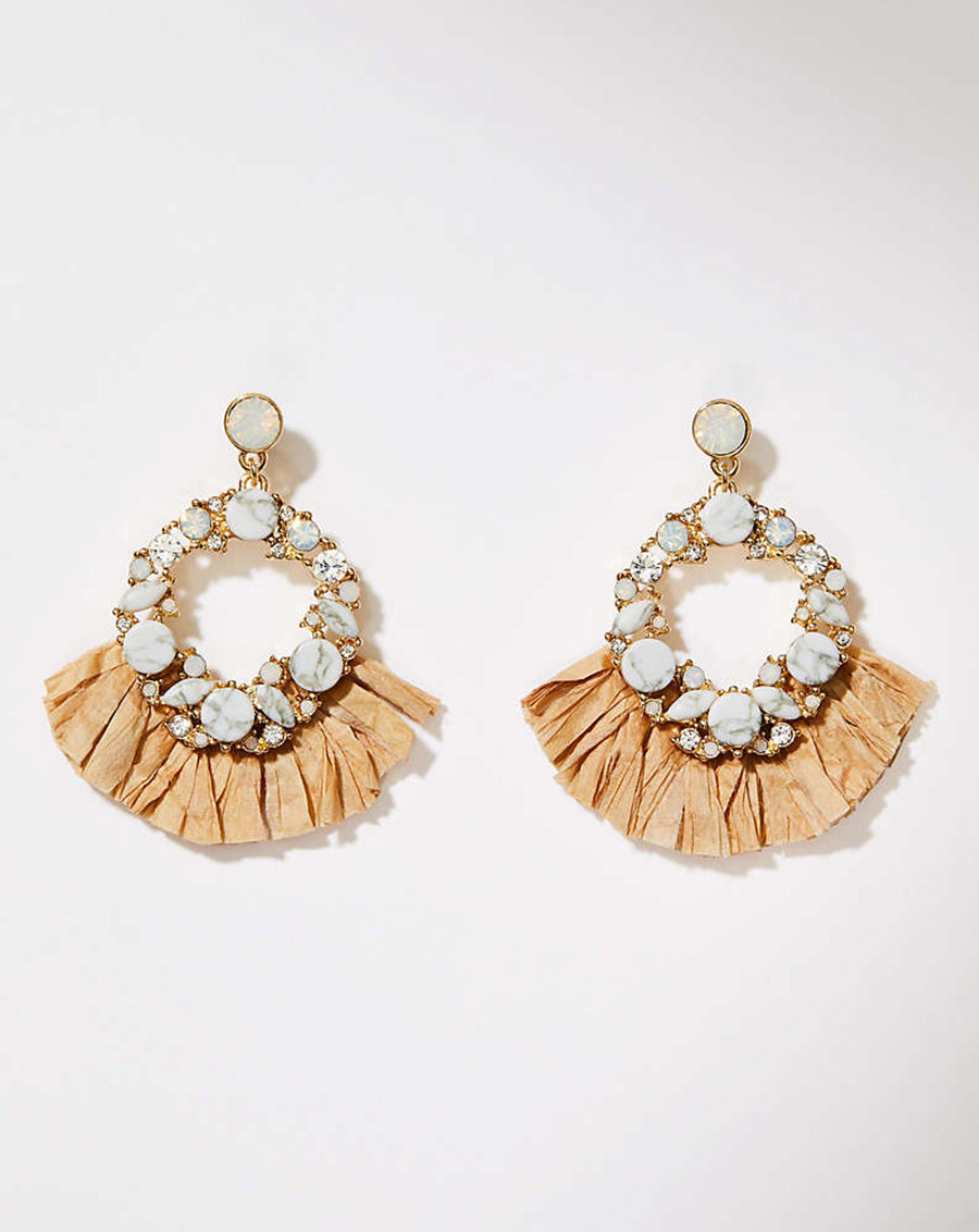 Raffia Drop Earrings